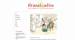 Desktop Screenshot of fraukalis.de